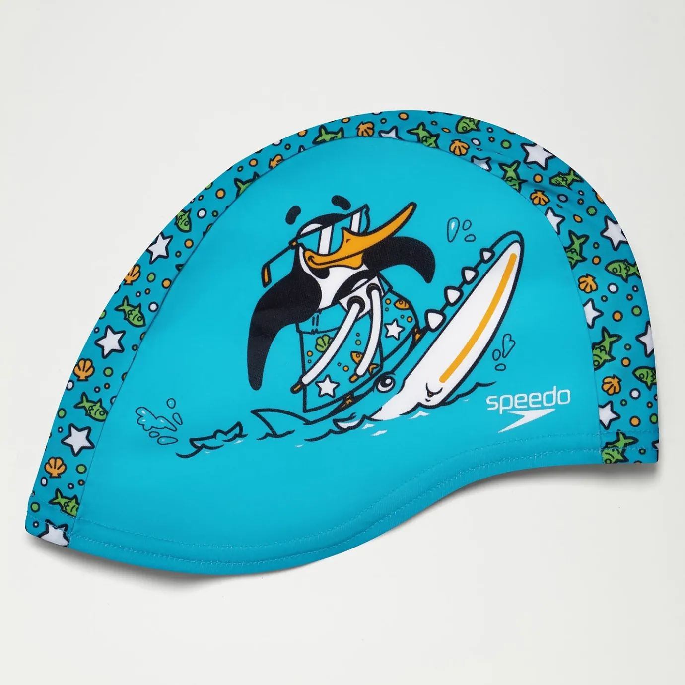 Infant Learn to Swim Chima African Penguin Polyester Cap Blue*Speedo Online