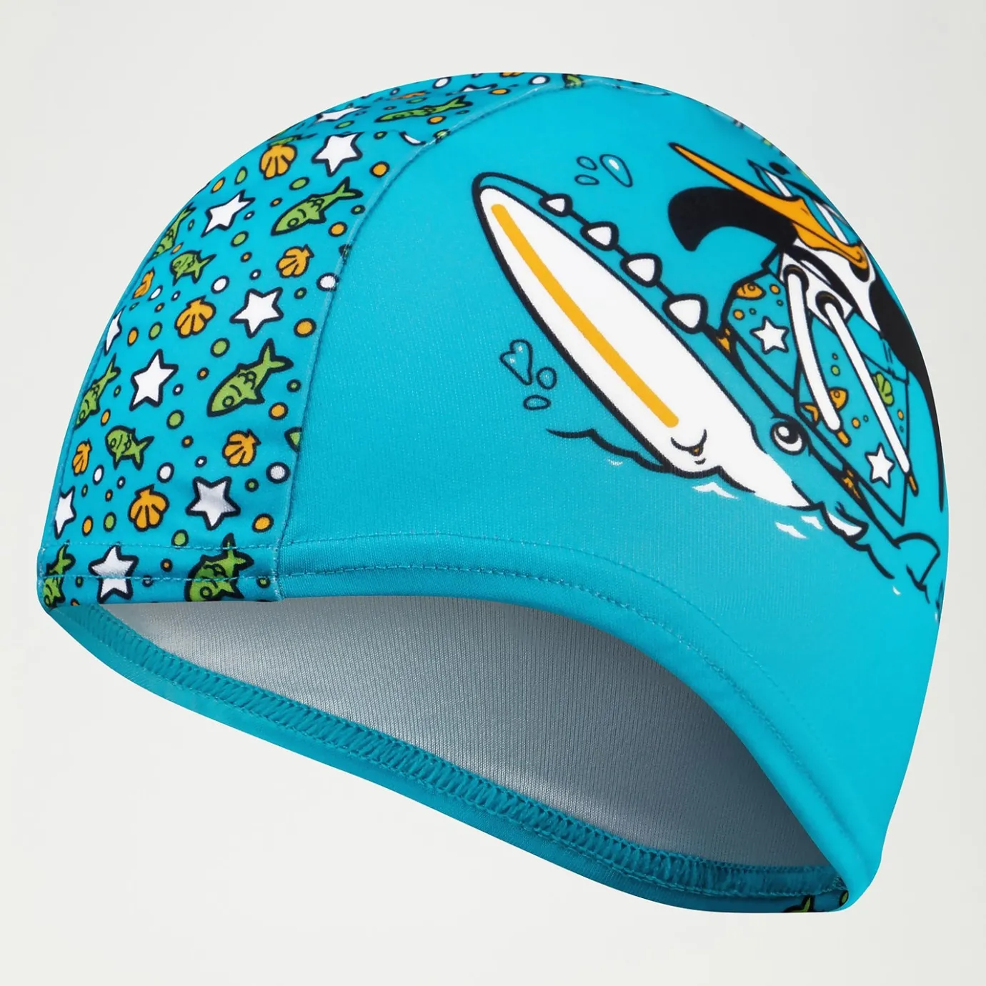 Infant Learn to Swim Chima African Penguin Polyester Cap Blue*Speedo Online