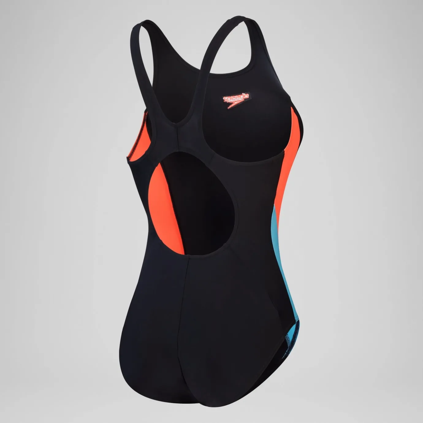 womens_colourblock__swimsuit_blackred_5.webp Women's Colourblock 2.0 Swimsuit Black/Red*Speedo Outlet